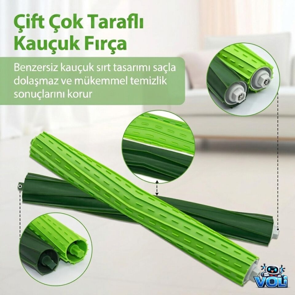 Roomba S9 için Ana Fırça Seti Avantajlı Toptan Fiyat Koli 100 Adet