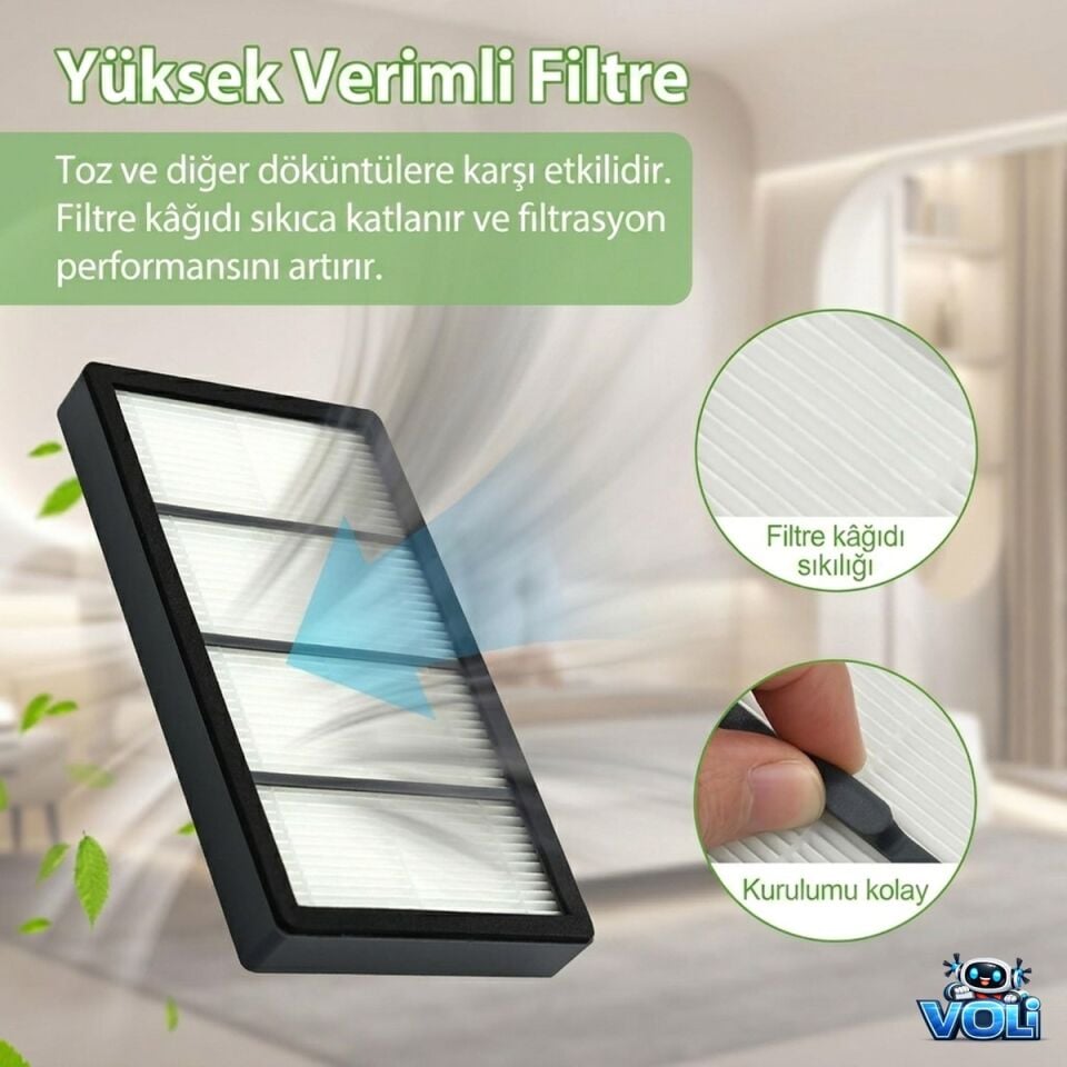 Roomba S9 için Hepa Filtre Avantajlı Toptan Fiyat Koli 400 Adet