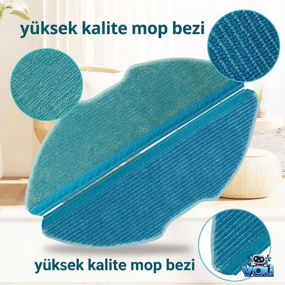 Philips 2000 ve 3000 Serisi için Mop Bezi Avantajlı Toptan Fiyat Koli 500 Adet