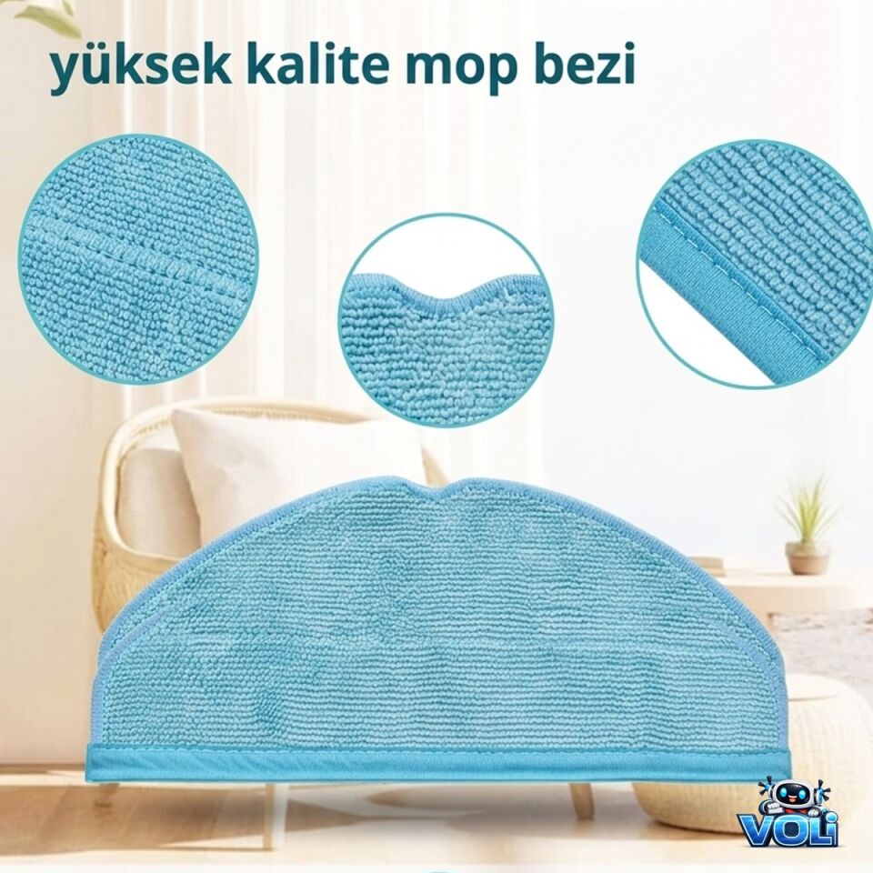 Philips 7000 Serisi 7000/01 7100/01 için Mop Bezi Avantajlı Toptan Fiyat Koli 500 Adet