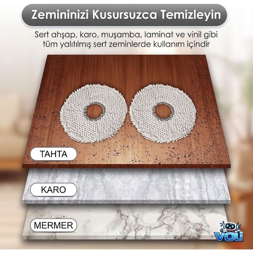 DEEBOT T30 Omni , T30 Pro , Yeedi m12 pro+ Mop Bezi - Avantajlı Toptan Fiyat