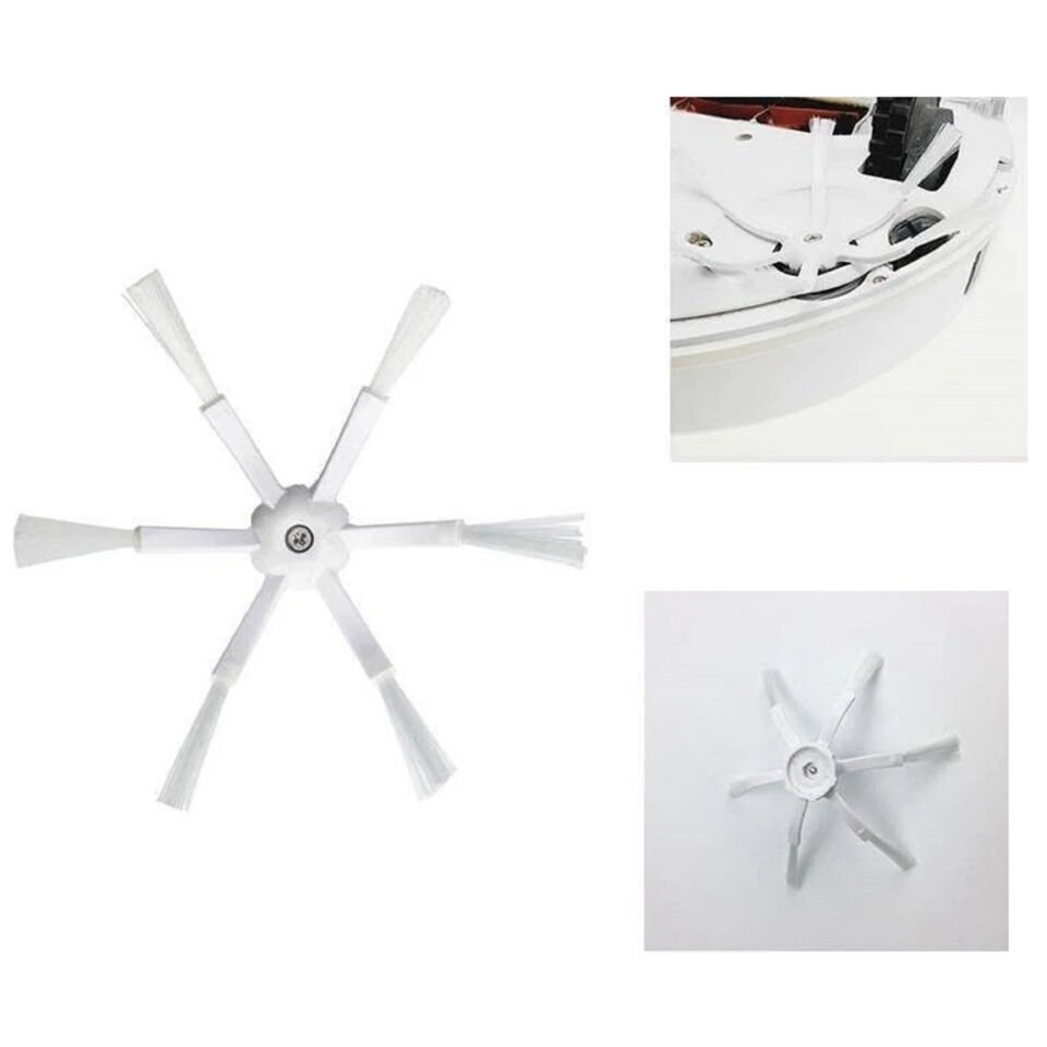 S5 Max 6 Kollu Beyaz Yan Fırça 2 Adet - Avantajlı Toptan Fiyat