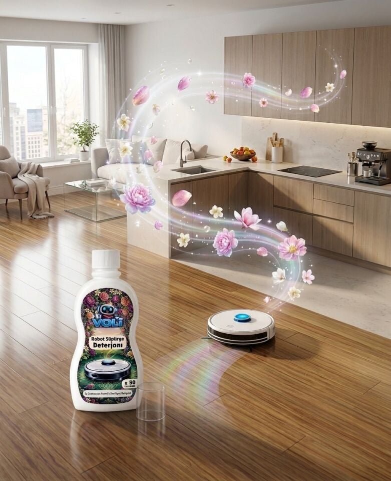 Ultra-Shine Kraliyet Bahçesi Çiçek Kokuları Robot Süpürge Deterjanı - Mop Suyu 500 mL