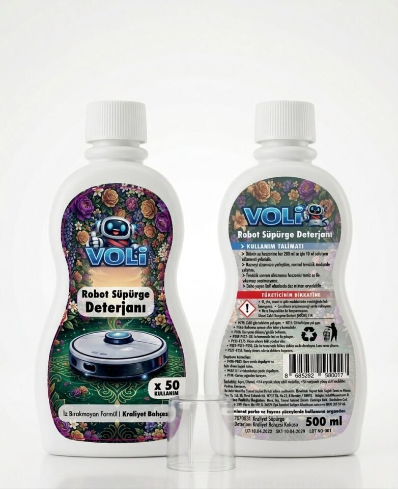 Ultra-Shine Kraliyet Bahçesi Çiçek Kokuları Robot Süpürge Deterjanı - Mop Suyu 500 mL