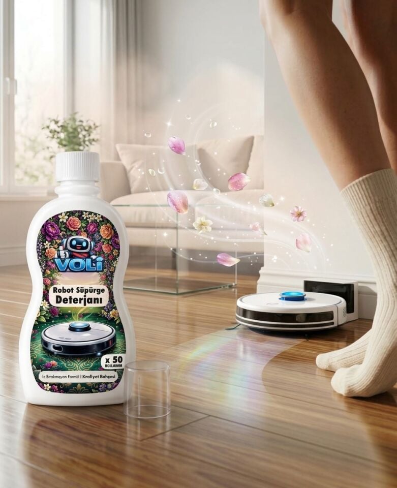 Ultra-Shine Kraliyet Bahçesi Çiçek Kokuları Robot Süpürge Deterjanı - Mop Suyu 500 mL