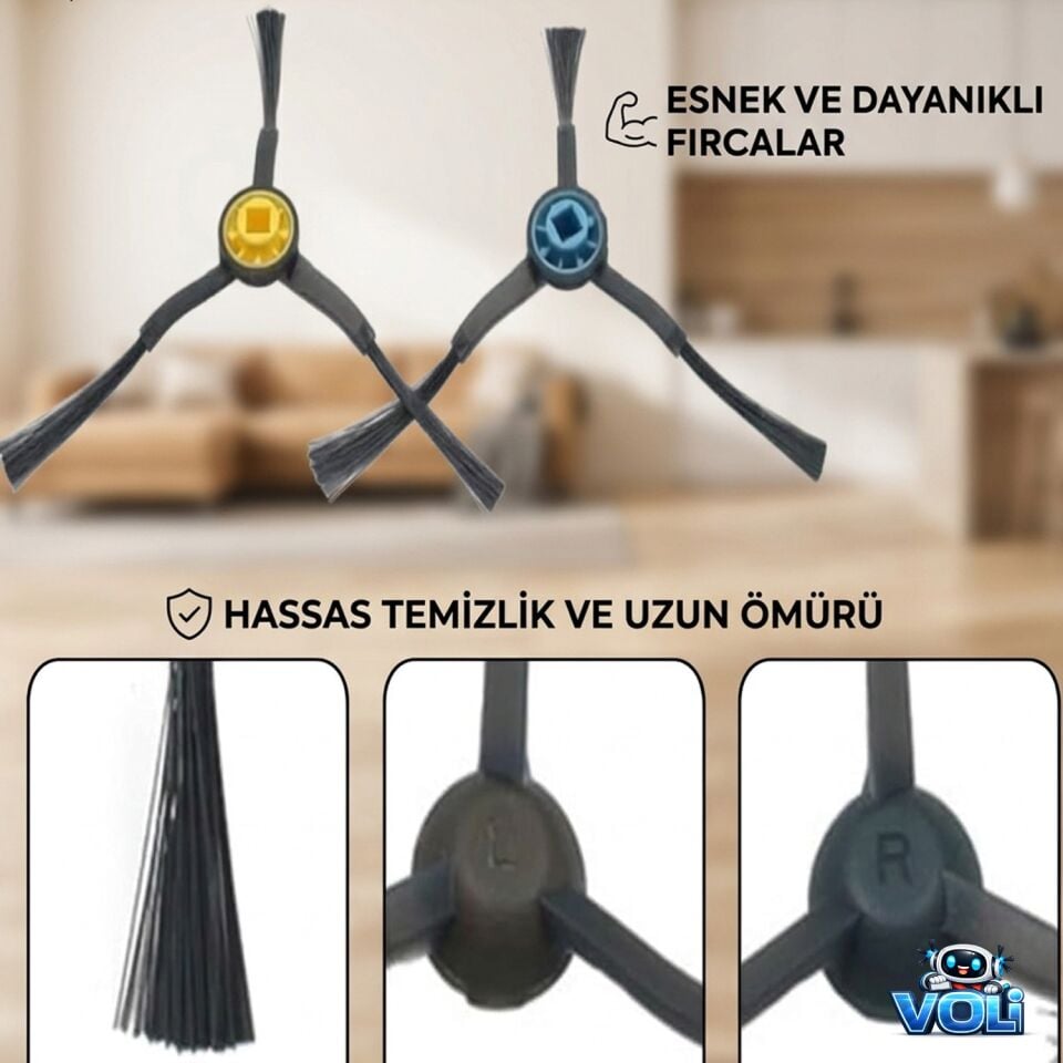 Rs 770, M7 ,M8+, Smsng VR7700BM Yan Fırça (2 Adet)