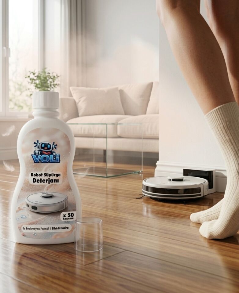 Ultra Shine Robot Süpürge Deterjanı - 500ml - Sihirli Pudra Kokusu Koli 18 Adet