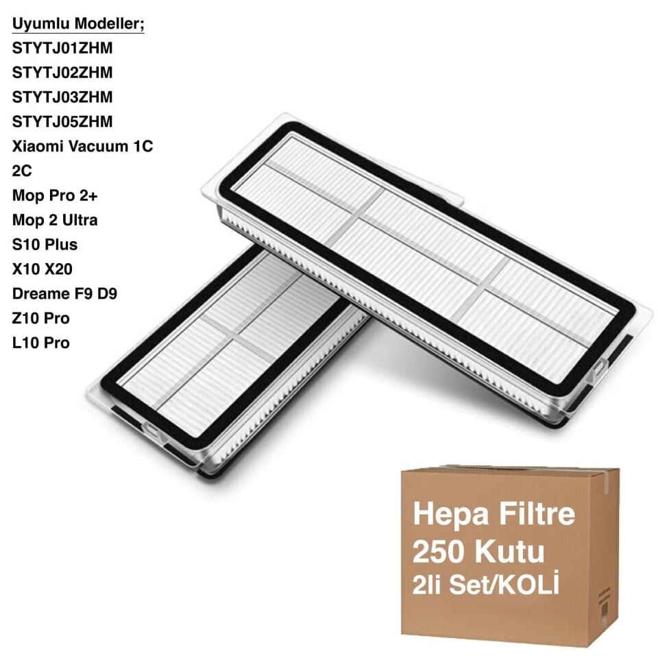1C Hepa Filtre 2 Adet - STYTJ02ZHM - Avantajlı Toptan Fiyat  Koli - 250 Adet