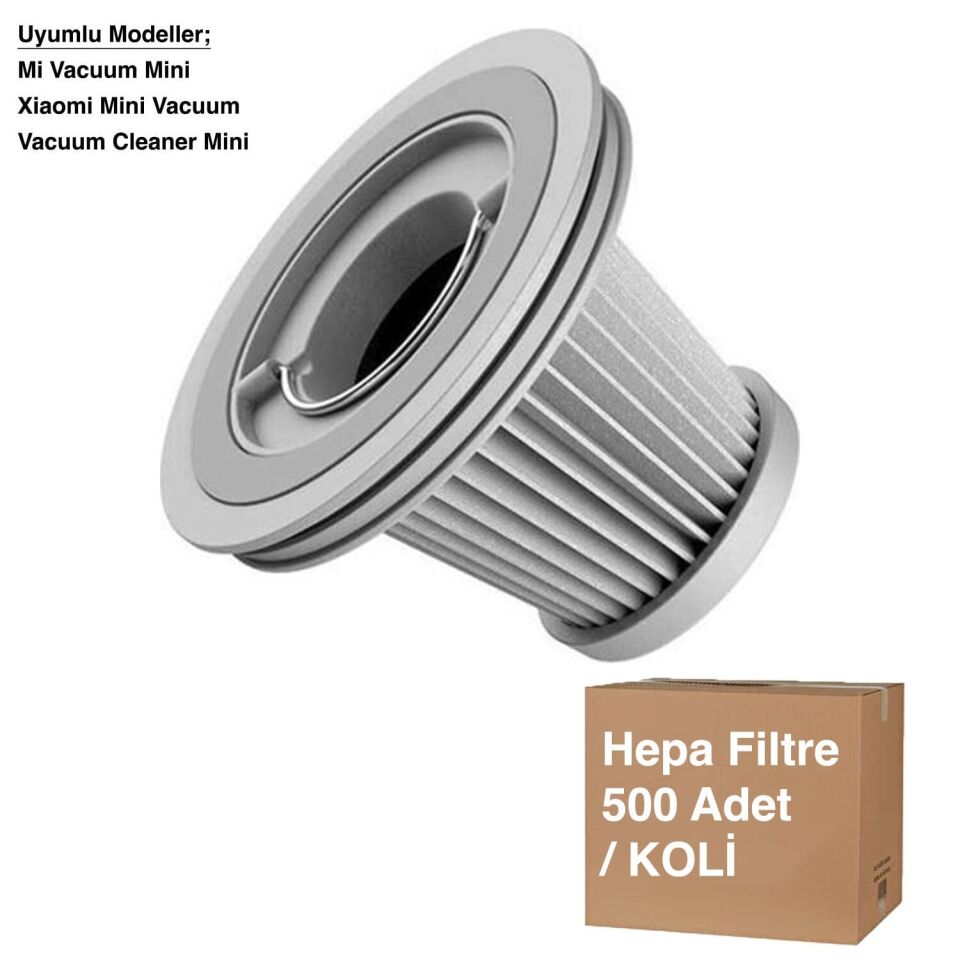 Mini Vacuum Hepa Filtre - Avantajlı Toptan Fiyat  Koli - 500 Adet