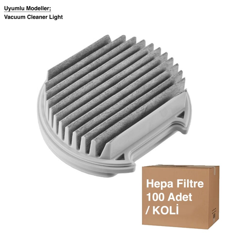Cleaner Light Hepa Filtre - Avantajlı Toptan Fiyat  Koli - 100 Adet