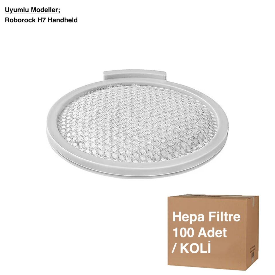H7 Handheld Ön Hepa Filtre - Avantajlı Toptan Fiyat  Koli - 200 Adet