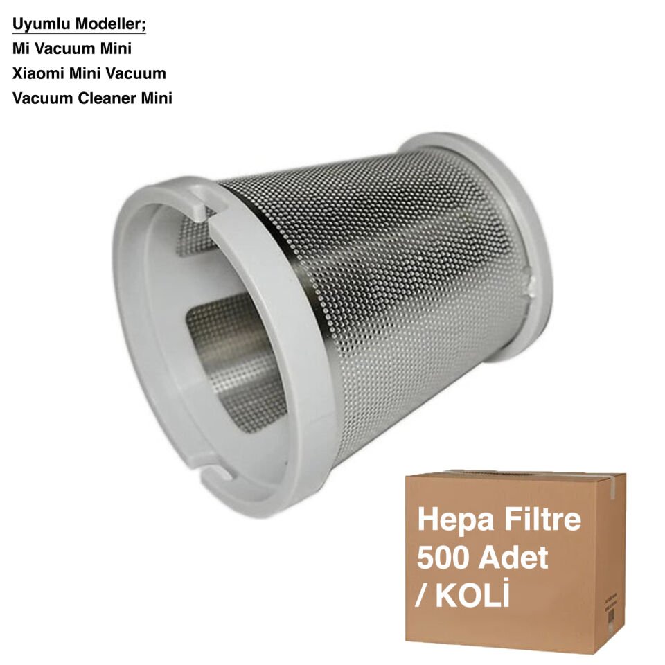 Mini Vacuum Metal Filtre - Avantajlı Toptan Fiyat  Koli - 500 Adet