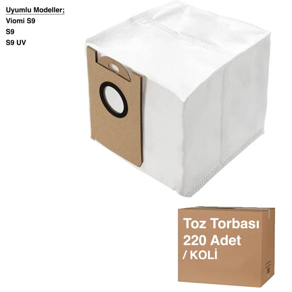 Viomi S9 Toz Torbası - Avantajlı Toptan Fiyat  Koli - 220 Adet