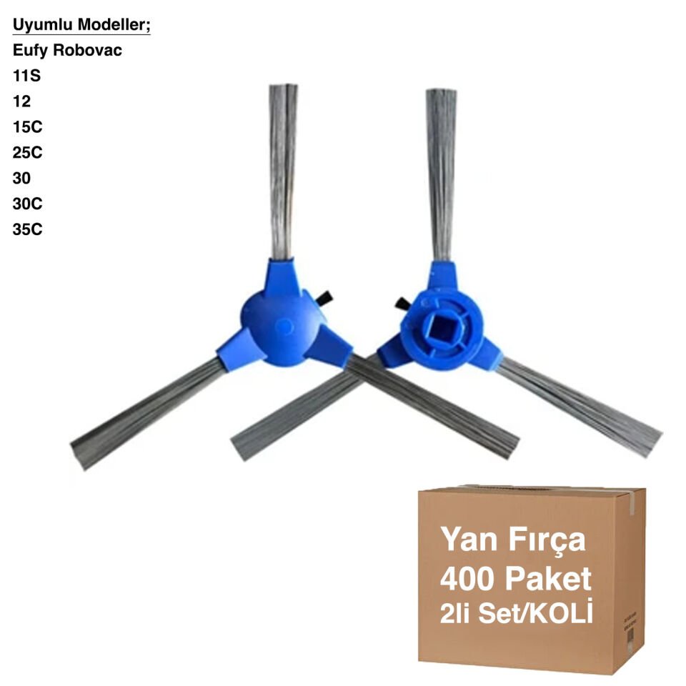 Anker Eufy 11S/25C/35C Yan Fırça 2 Adet - Avantajlı Toptan Fiyat  Koli - 400 Adet