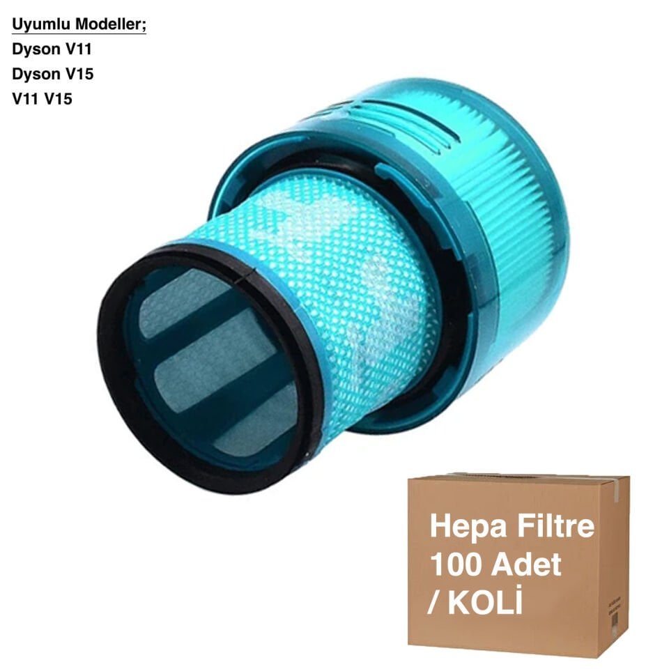 V11-V15 Yeşil Hepa Filtre - Avantajlı Toptan Fiyat  Koli - 100 Adet