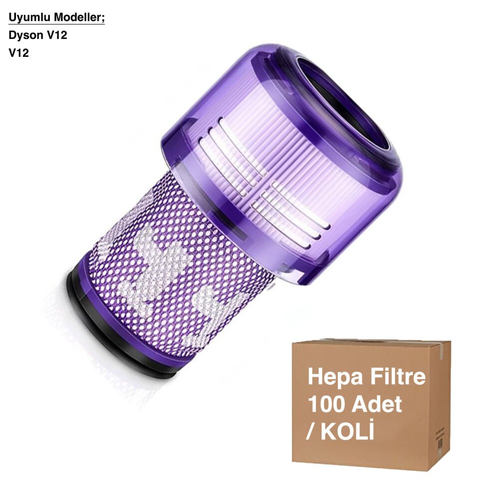 V12 Hepa Filtre - Avantajlı Toptan Fiyat  Koli - 100 Adet