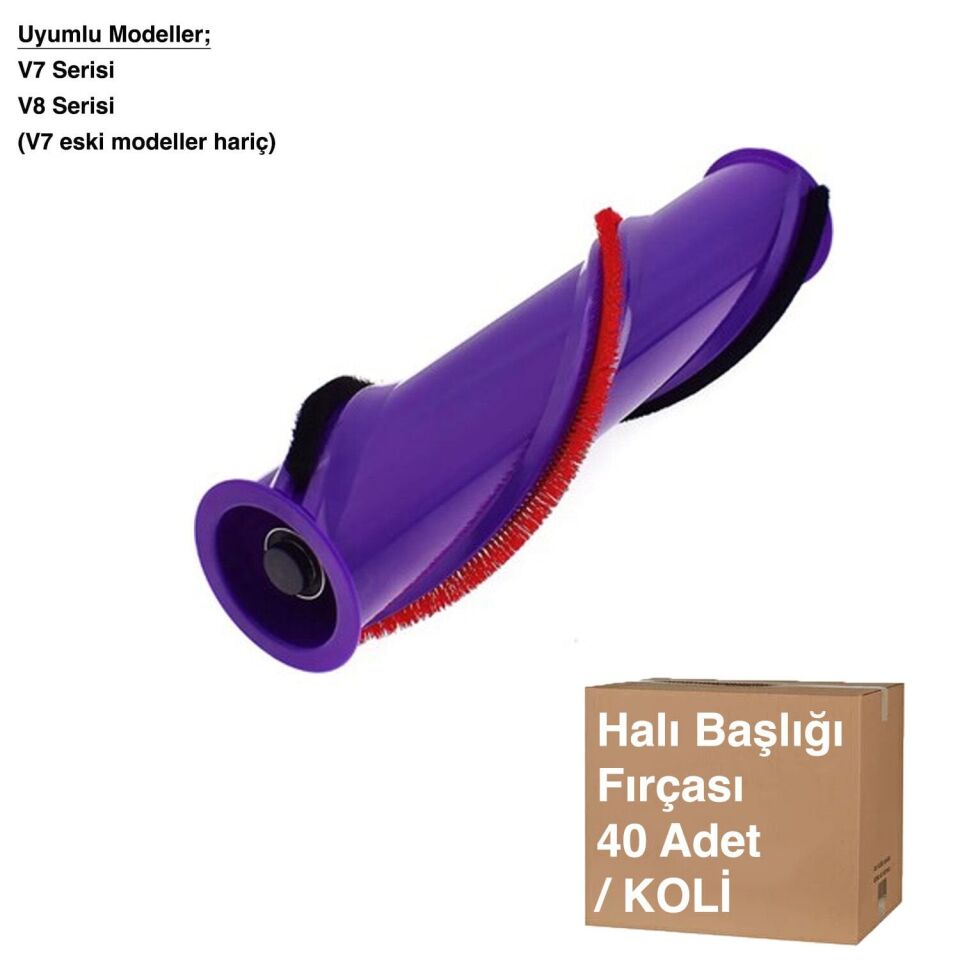 V7 V8 Halı Başlığı Fırçası - Avantajlı Toptan Fiyat  Koli - 40 Adet