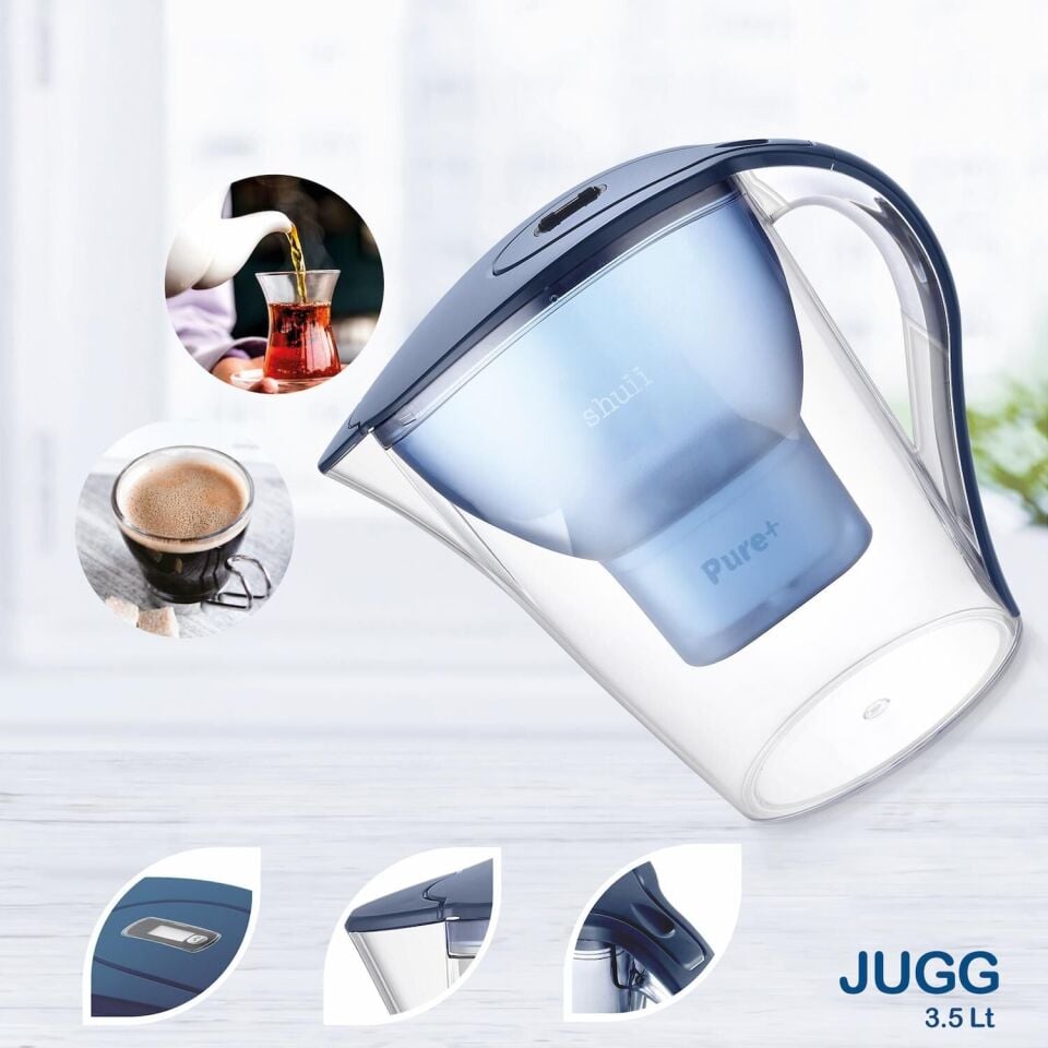 Jugg Su Arıtma Sürahisi - Avantajlı Toptan Fiyat  Koli - 10 Adet