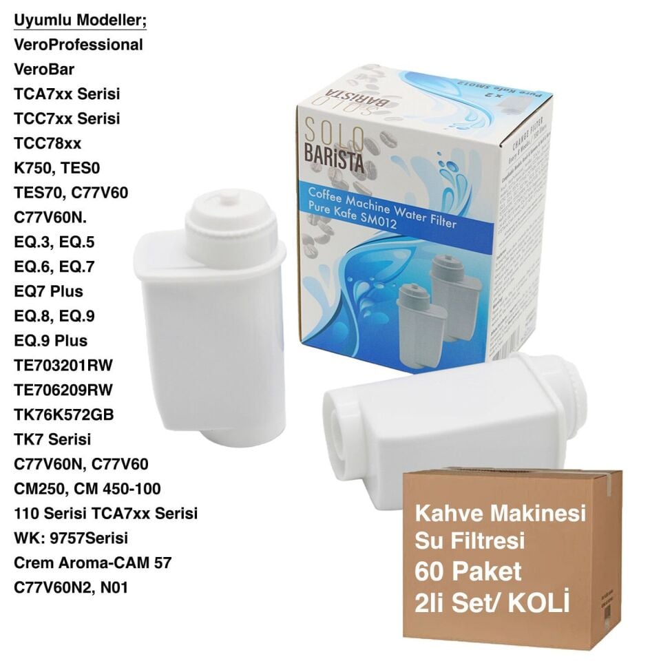Pure Kafe BS012 Kahve Makinası Filtresi 2 Adet - Avantajlı Toptan Fiyat  Koli - 60 Adet