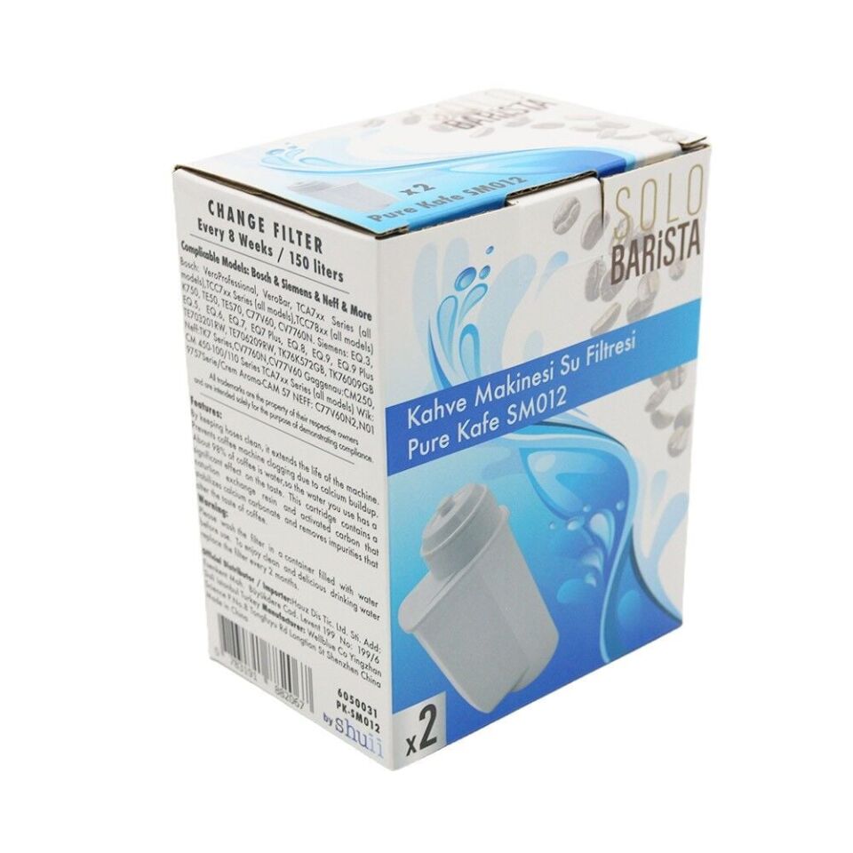 Pure Kafe BS012 Kahve Makinası Filtresi 2 Adet - Avantajlı Toptan Fiyat  Koli - 60 Adet