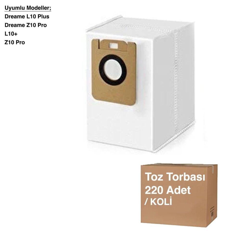 Dreame L10 Plus / Z10 Pro Toz Torbası - Avantajlı Toptan Fiyat (Yerli üretim)  Koli - 300 Adet