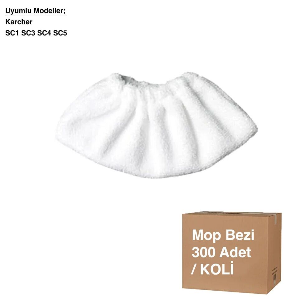 Karcher SC1 SC3 SC4 SC5 Buhar Mop Pedi - Avantajlı Toptan Fiyat (Yerli üretim)  Koli - 300 Adet