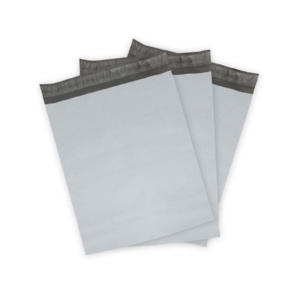 Kargo Poşeti Cepsiz Gri 35x45 + 5cm -  80 Micron  Koli - 1000 Adet